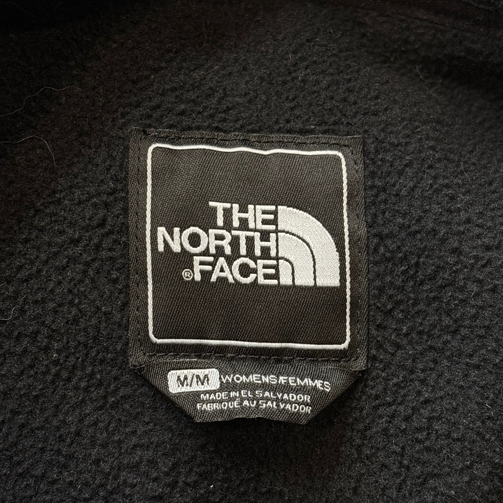The North Face Women Denali Fleece Jacket Black Full Zip Polartec Size M - Picture 3 of 15